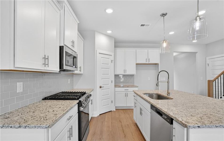 Furnished interior view inside a new home in , Stockbridge (Image 12).