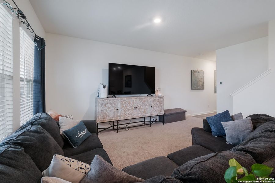 Furnished interior view inside a new home in Trails at Culebra, San Antonio (Image 11). Furnished interior view inside a new home in Trails at Culebra, San Antonio (Image 11).