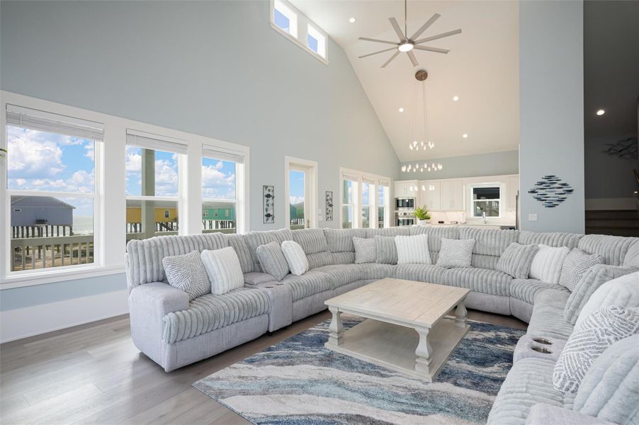 Furnished interior view inside a new home in , Bolivar Peninsula (Image 33).