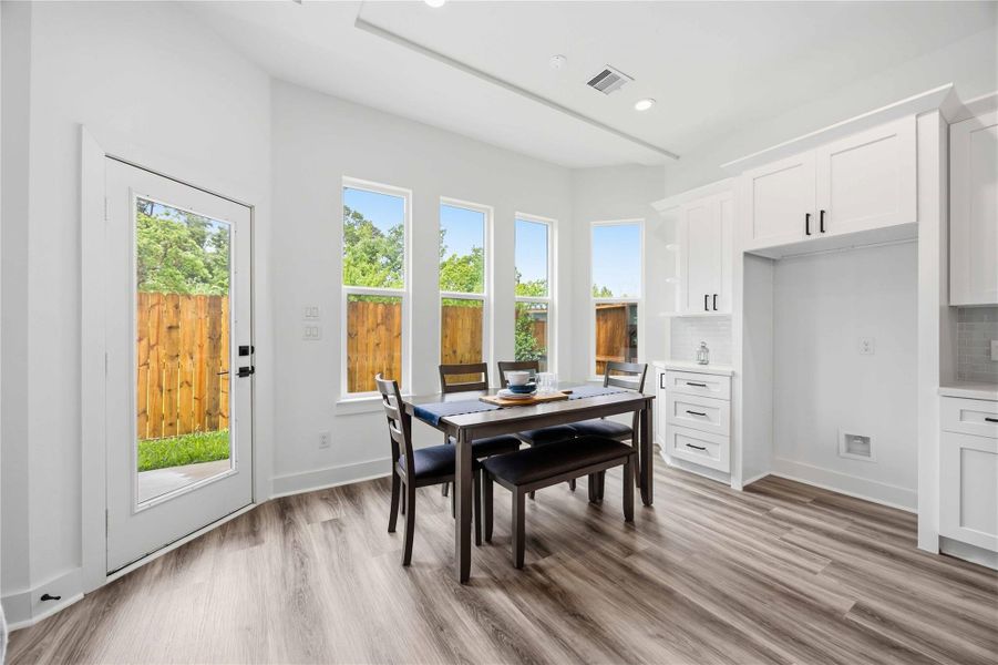 Furnished interior view inside a new home in , Houston (Image 16). Furnished interior view inside a new home in , Houston (Image 16).