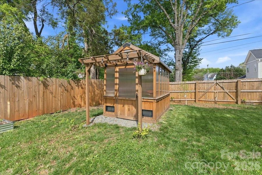 Exterior details and patio area of a home in , Charlotte (Image 4). Exterior details and patio area of a home in , Charlotte (Image 4).