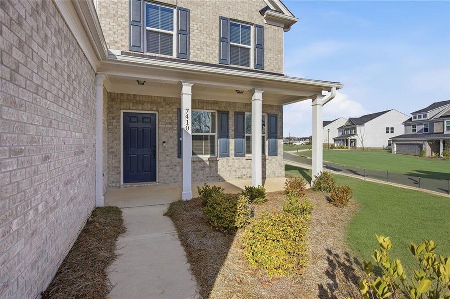 Exterior details and patio area of a home in , Dawsonville (Image 4). Exterior details and patio area of a home in , Dawsonville (Image 4).
