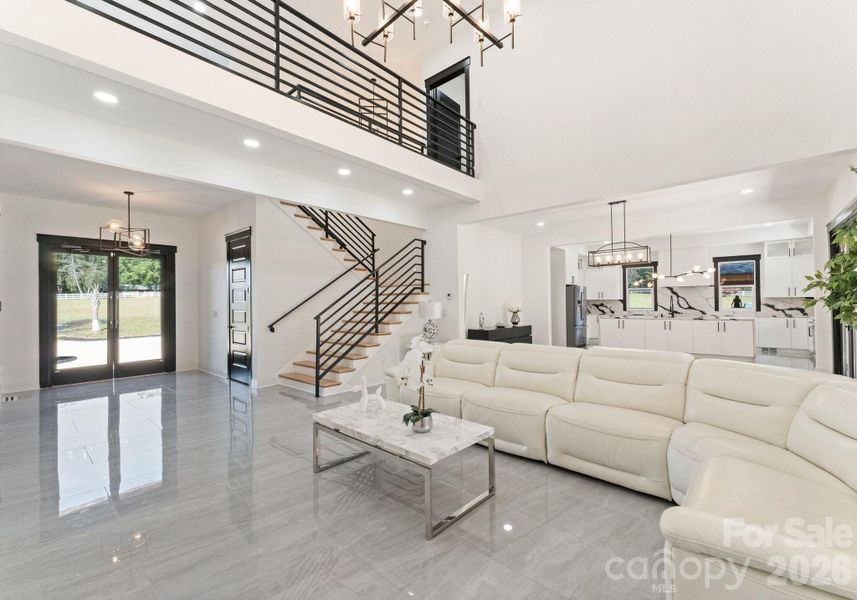 Furnished interior view inside a new home in , Statesville (Image 11).