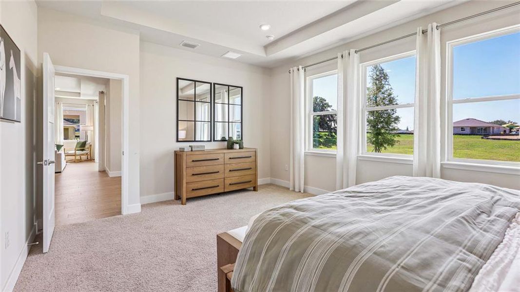Furnished interior view inside a new home in Buchanan Trails, Newberry (Image 13).
