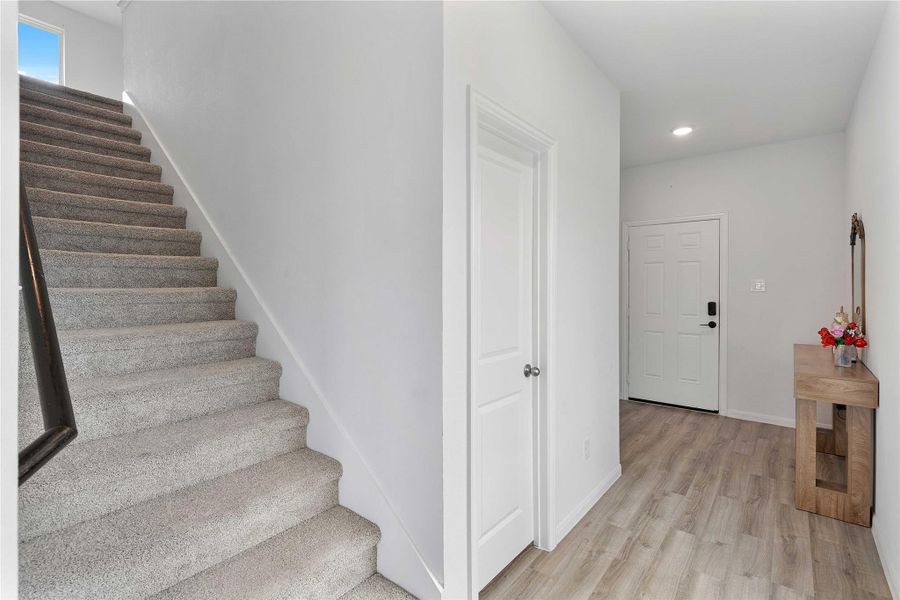 Spacious, unfurnished interior of a new home in Sweetgrass Village, Crosby (Image 22).