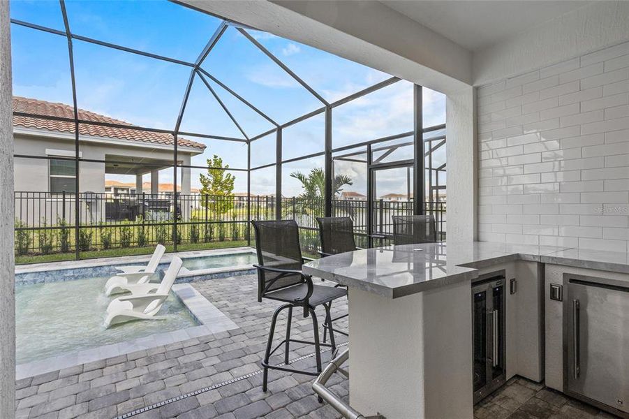 Furnished interior view inside a new home in , Orlando (Image 34).