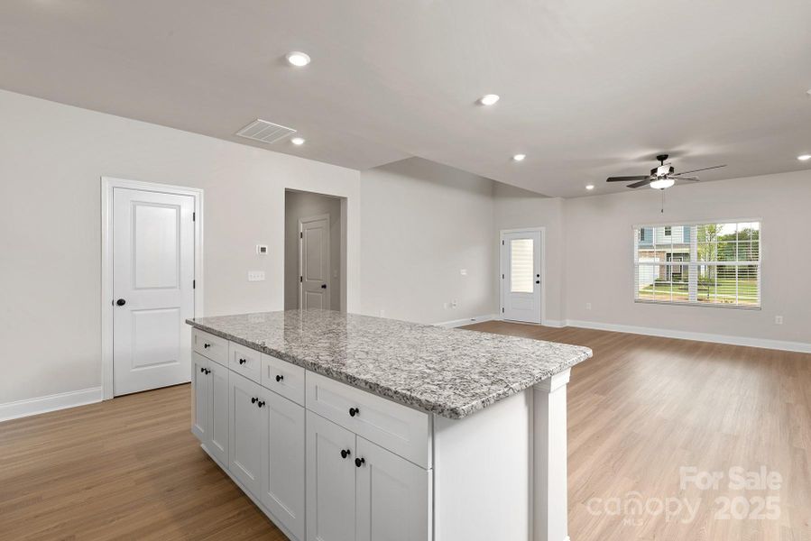 Furnished interior view inside a new home in Ascot Woods, Charlotte (Image 5).