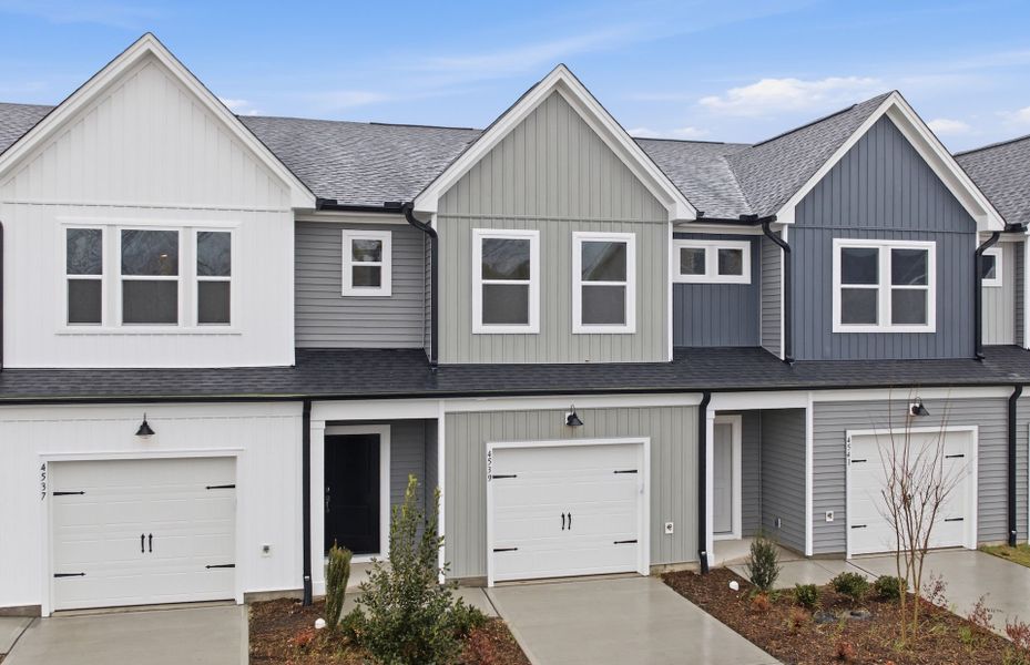 Front exterior of a new home in McConnell Ridge, McLeansville, NC, highlighting curb appeal (Image 25).