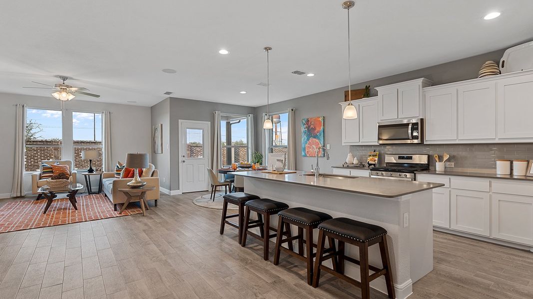 Furnished interior view inside a new home in Morningstar, Aledo (Image 7).