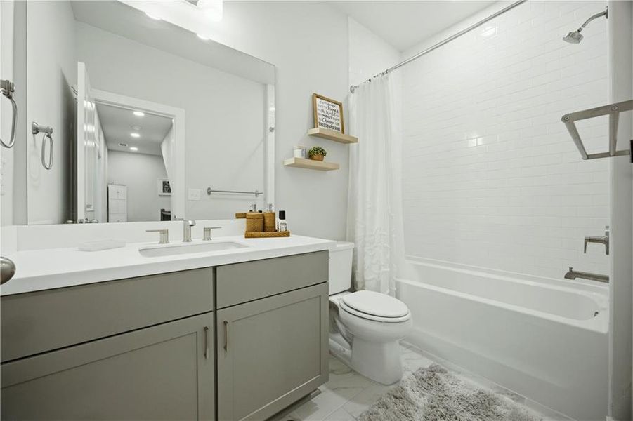 Furnished interior view inside a new home in , Cumming (Image 16).