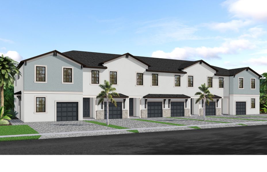 Townhome 6-Unit Exterior