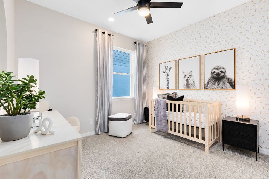 Furnished interior view inside a new home in Canopy Preserve, Deland (Image 8).