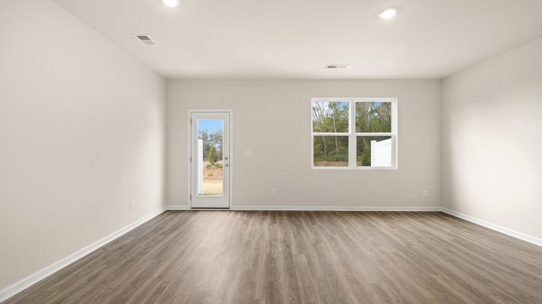 Spacious, unfurnished interior of a new home in The Gables at Agricultural Village, Perry (Image 12).
