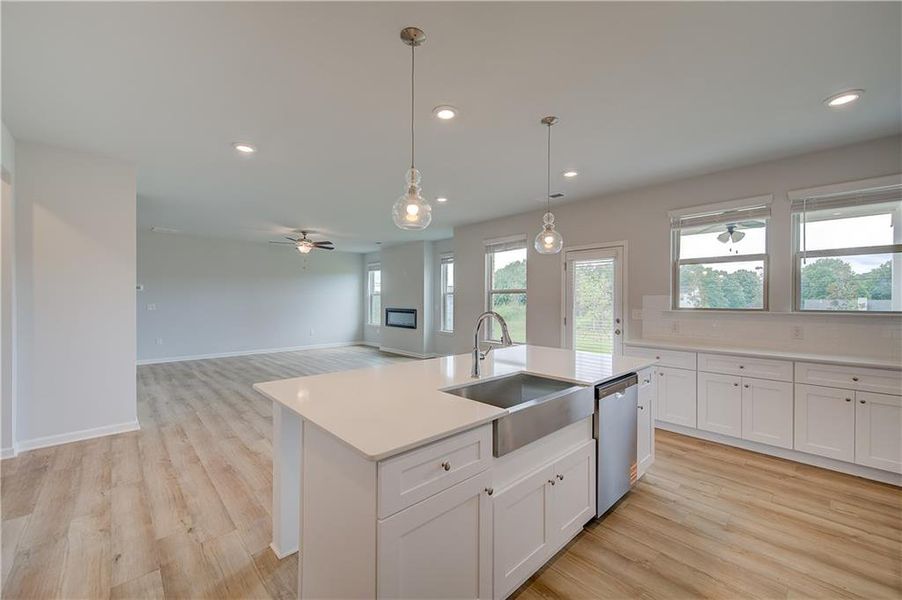 Furnished interior view inside a new home in Adagio, Dacula (Image 4).