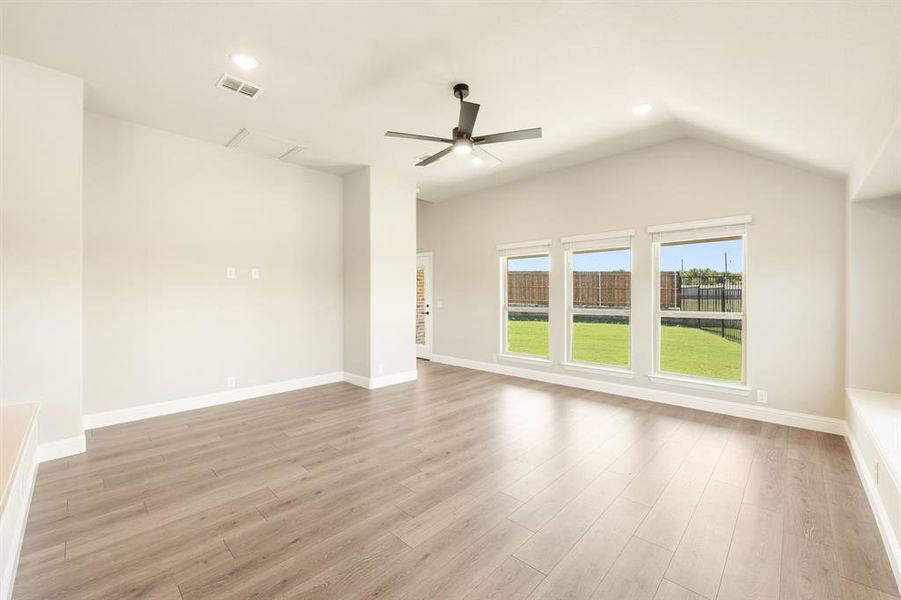 Spacious, unfurnished interior of a new home in Ridge Ranch Classic 50, Mesquite (Image 21). Spacious, unfurnished interior of a new home in Ridge Ranch Classic 50, Mesquite (Image 21).