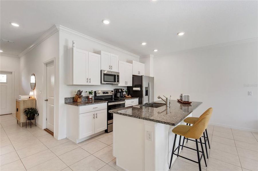 Furnished interior view inside a new home in , Land O' Lakes (Image 17). Furnished interior view inside a new home in , Land O' Lakes (Image 17).