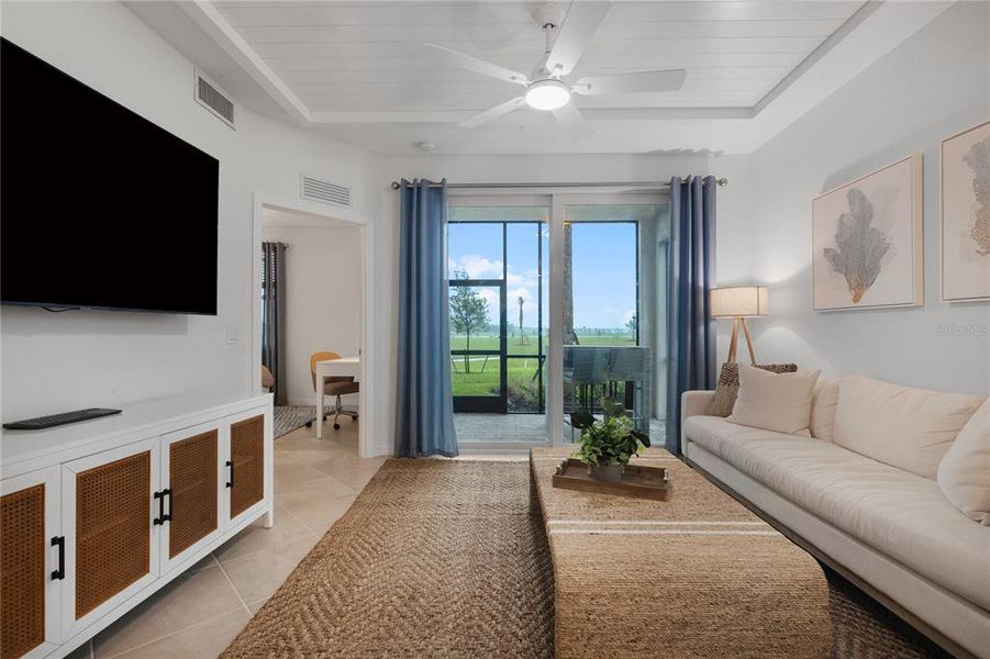 Furnished interior view inside a new home in Wellen Park Golf & Country Club, Venice (Image 25). Furnished interior view inside a new home in Wellen Park Golf & Country Club, Venice (Image 25).