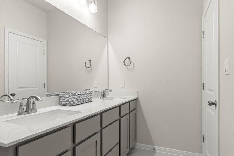 Furnished interior view inside a new home in Blanco Vista, San Marcos (Image 11).