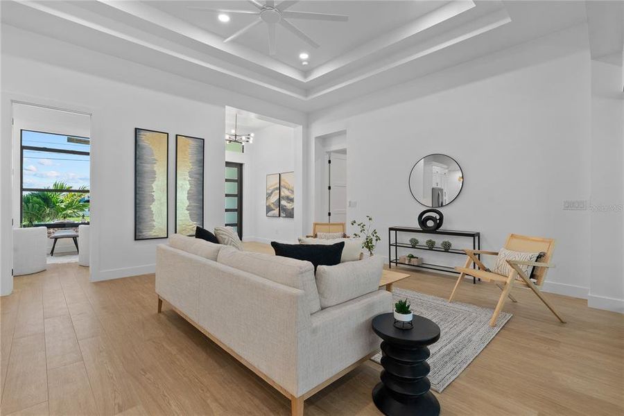 Furnished interior view inside a new home in , Port Charlotte (Image 13). Furnished interior view inside a new home in , Port Charlotte (Image 13).