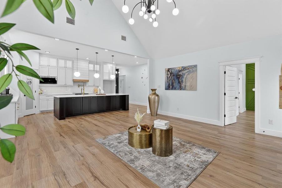 Furnished interior view inside a new home in , Haltom City (Image 13).