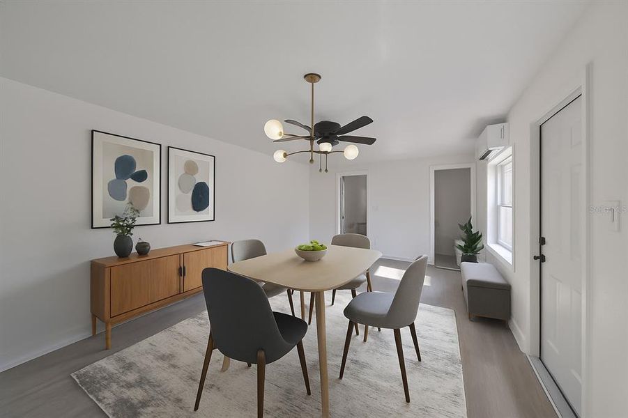 Furnished interior view inside a new home in , Tampa (Image 11). Furnished interior view inside a new home in , Tampa (Image 11).