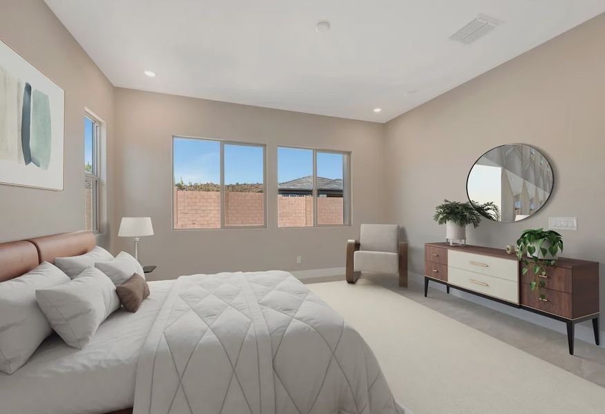 Virtually Staged Trilogy Ridgecrest Venture HS 123 Primary Bed - 7 of 18