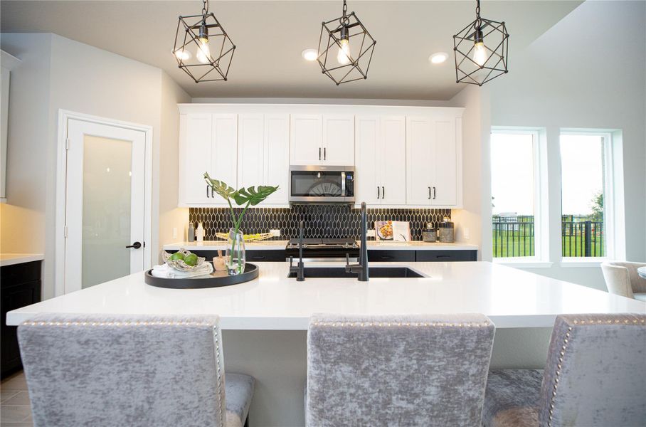 Furnished interior view inside a new home in , Conroe (Image 5).