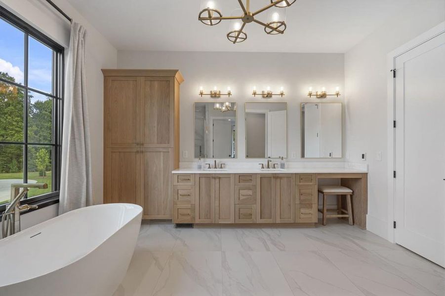 Furnished interior view inside a new home in Lyndon Creek, Milton (Image 16).