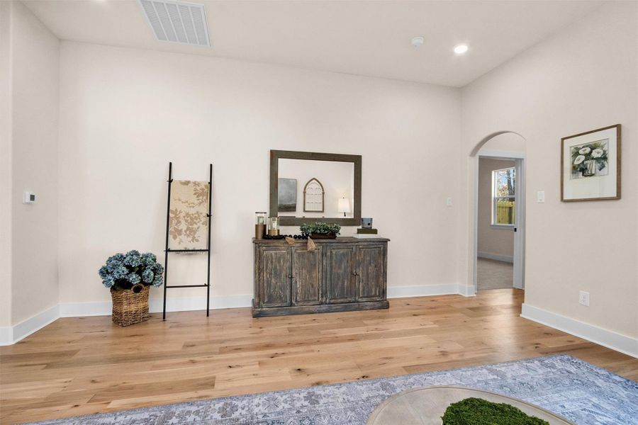 Furnished interior view inside a new home in , Point Blank (Image 14).