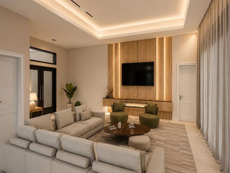 Furnished interior view inside a new home in , Port Charlotte (Image 9). Furnished interior view inside a new home in , Port Charlotte (Image 9).