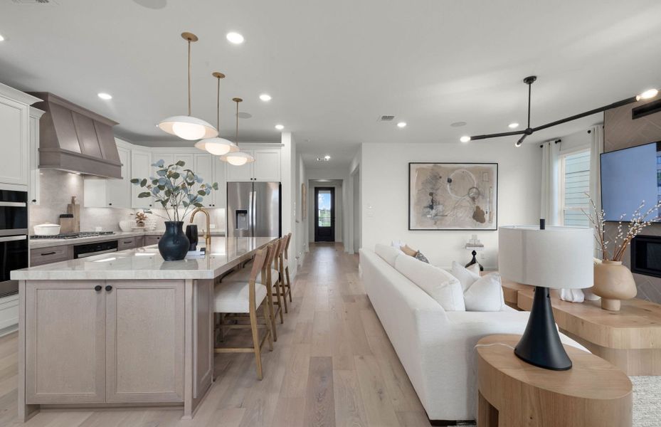 Representative furnished interior of a home built from the Mystique by Del Webb in Del Webb New Braunfels at Veramendi, New Braunfels (Image 11).