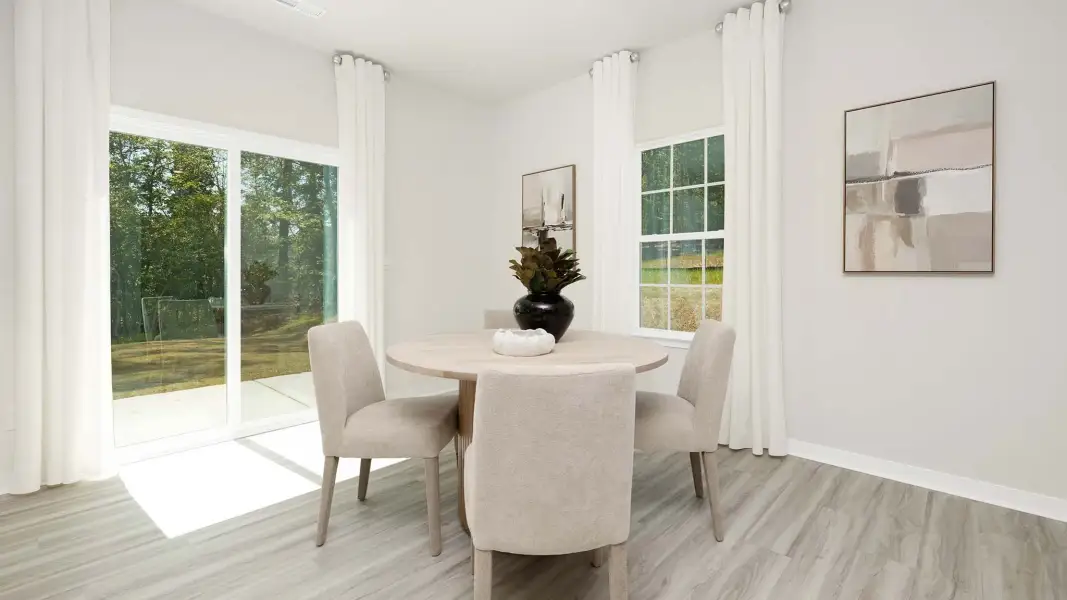 Furnished interior view inside a new home in Reedy Creek Preserve, Charlotte (Image 5).