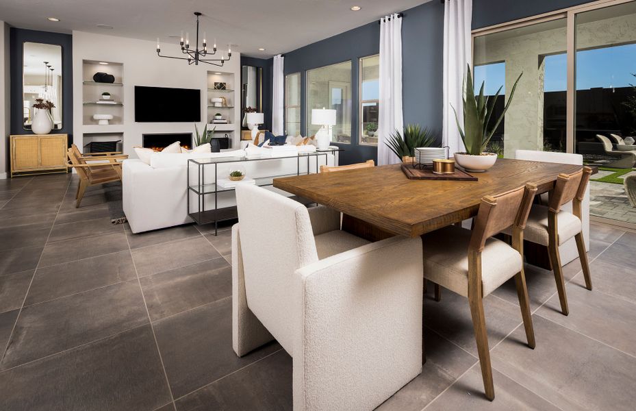Representative furnished interior of a home built from the Acclaim by Pulte Homes in Regent Hills - Enchantment Series, Buckeye (Image 9).