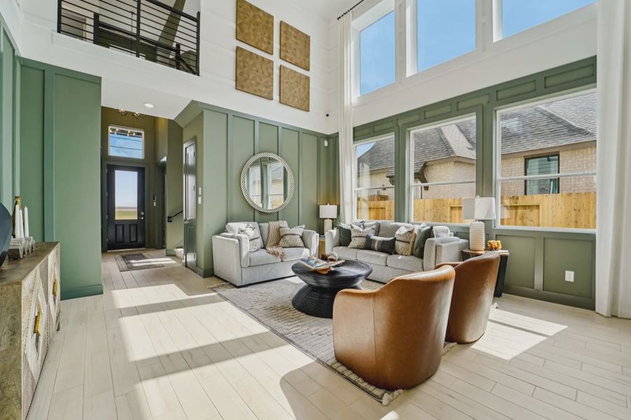 Representative furnished interior of a home built from the Laramie by Chesmar Homes in Jubilee 50's, Hockley (Image 3).