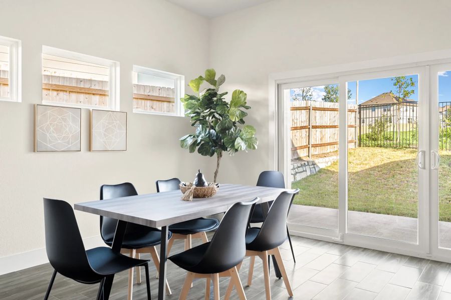 Representative furnished interior of a home built from the The Summerville 50's by AHA Dream Homes, LLC in Whisper Valley, Manor (Image 15). Representative furnished interior of a home built from the The Summerville 50's by AHA Dream Homes, LLC in Whisper Valley, Manor (Image 15).