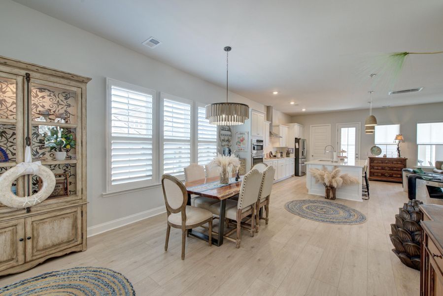 Furnished interior view inside a new home in Heron's Walk at Summers Corner, Summerville (Image 34).
