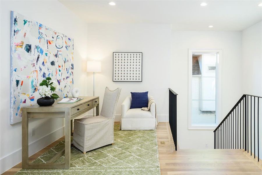 Furnished interior view inside a new home in , Dallas (Image 9). Furnished interior view inside a new home in , Dallas (Image 9).