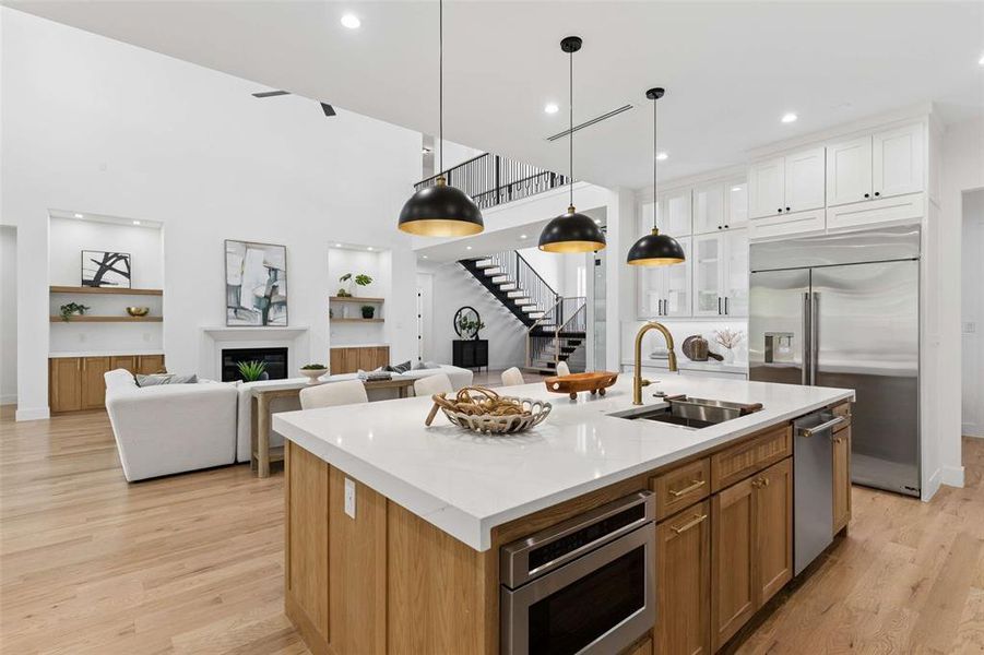 Furnished interior view inside a new home in , Dallas (Image 13). Furnished interior view inside a new home in , Dallas (Image 13).