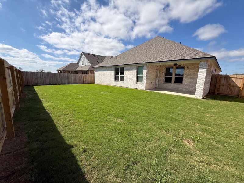 Exterior details and patio area of a home in Wellborn Settlement, College Station (Image 13).