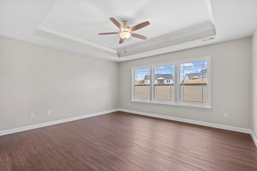 Representative unfurnished interior of a home built from the Arcadia by Enchanted Homes in Guadalupe Heights, Seguin (Image 27).