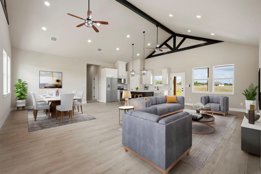 Furnished interior view inside a new home in , Franklin (Image 14).