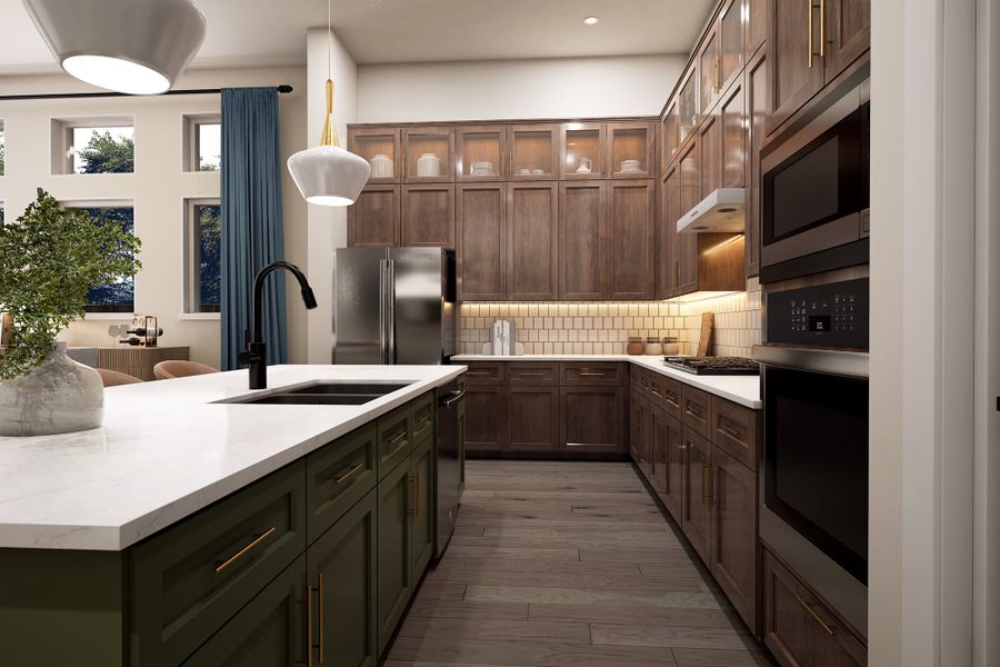 The Aster - Optional Cooktop Kitchen