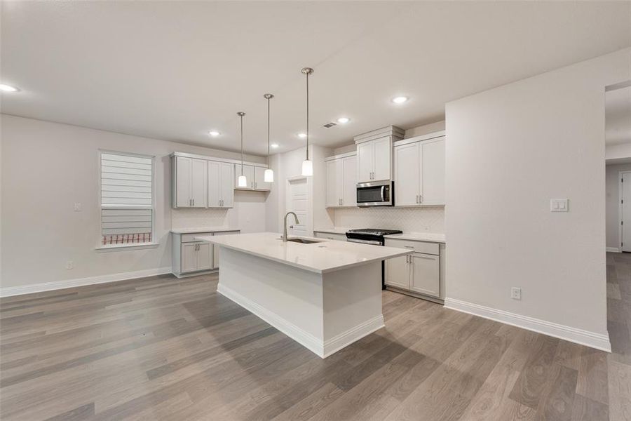 Furnished interior view inside a new home in Creekside of Crowley, Crowley (Image 13).