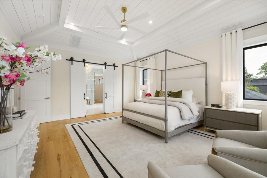 Furnished interior view inside a new home in , Houston (Image 21).
