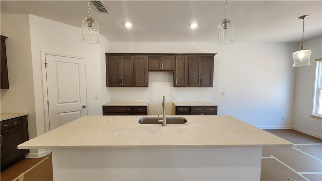 Furnished interior view inside a new home in The Estates at Casteel, Bethlehem (Image 7).