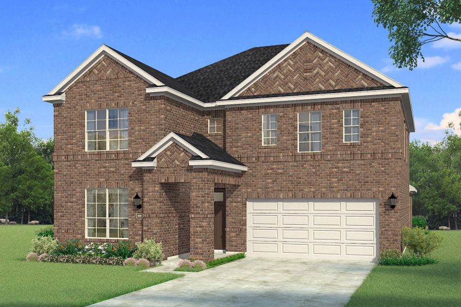 The Tiana - Hill Country 2 Elevation