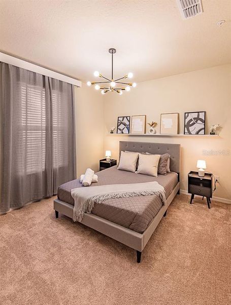 Furnished interior view inside a new home in , Clermont (Image 30). Furnished interior view inside a new home in , Clermont (Image 30).