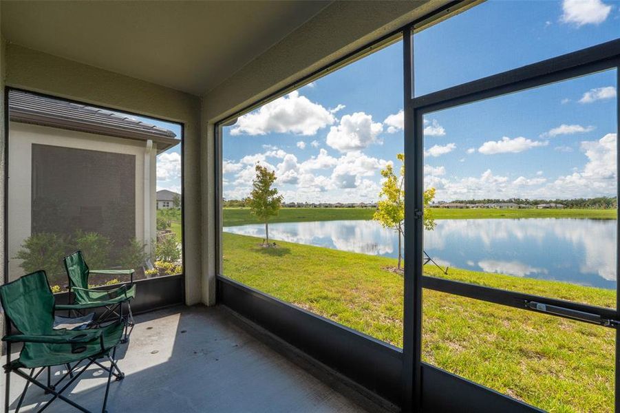 Exterior details and patio area of a home in Prosperity Lakes Active Adult, Parrish (Image 27).