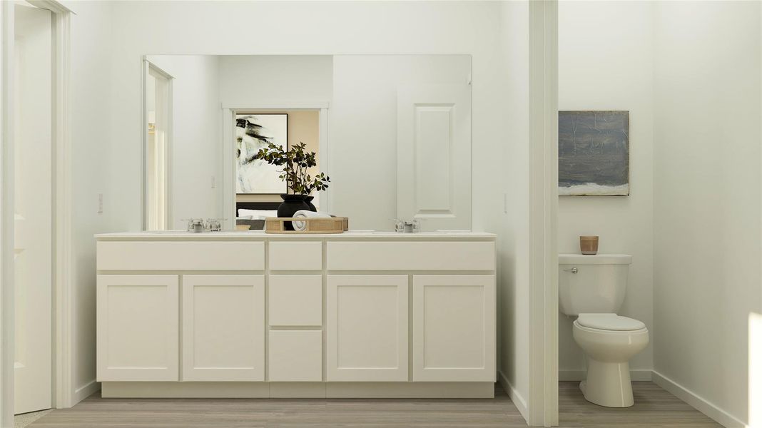 Furnished interior view inside a new home in Meadowlark Preserve, Pflugerville (Image 25).