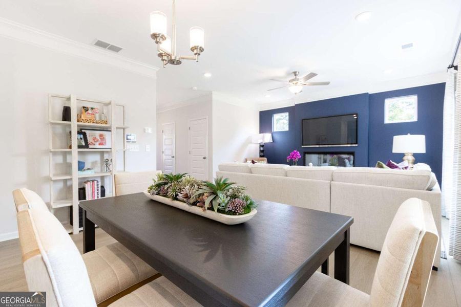 Furnished interior view inside a new home in Trellis Park, Hampton (Image 8).